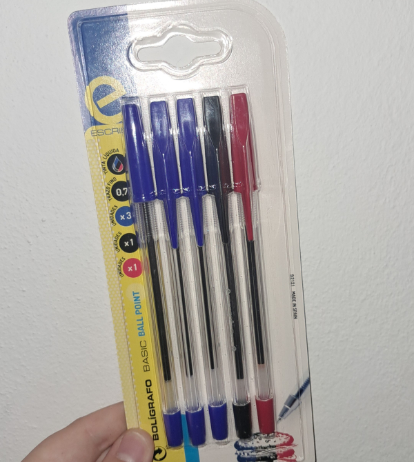 SET 5 BOLIGRAFOS